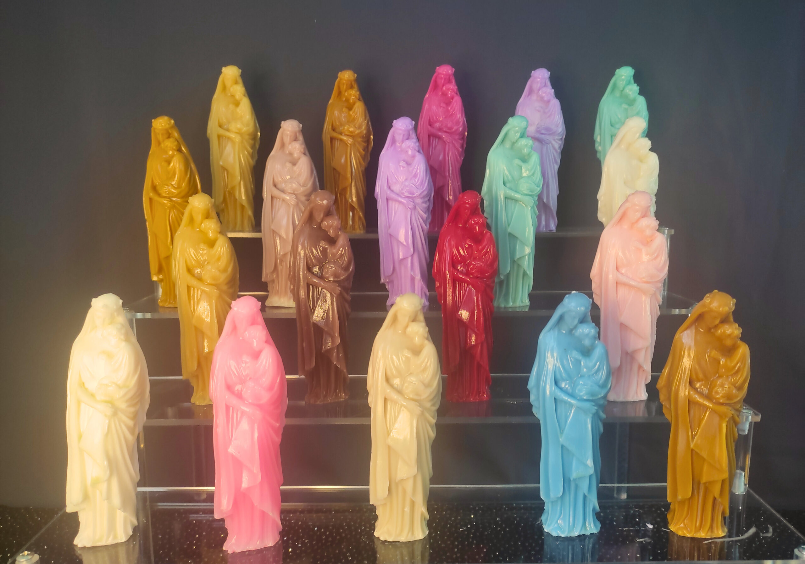 Bougies Vierge Marie à l'Enfant – Image 1