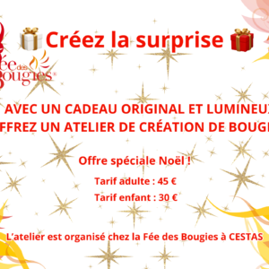 Atelier de création de bougies