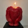 Bougie cœur mains Saint Valentin insolite - Thumbnail Image 2