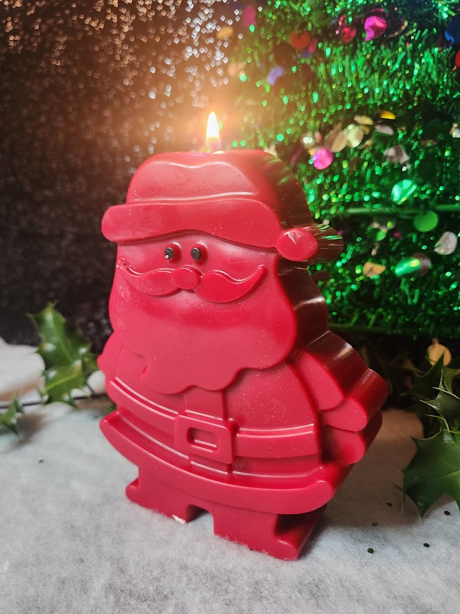 Bougie Pére noël décorative bougie pere noel