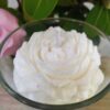 Bougie fleur blanche dans sa verrine - Thumbnail Image 2