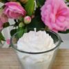 Bougie fleur blanche dans sa verrine - Thumbnail Image 1