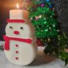 Bougie bonhomme de neige - Thumbnail Image 5