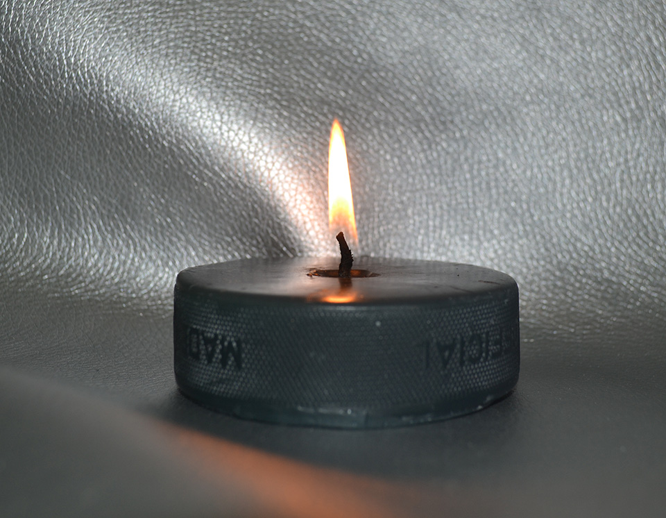 Bougie Palet de Hockey