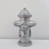 Bougie original poteau incendie couleur métal