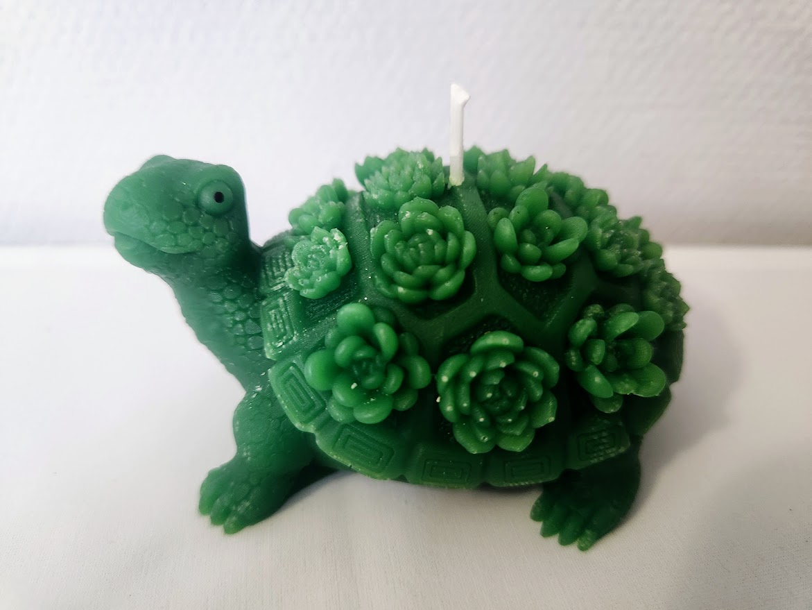Bougie tortue verte