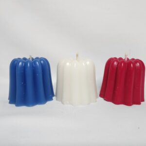 Bougies canelés bleu blanc rouge