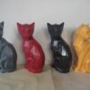 Bougie chat originale artisanat français - Thumbnail Image 2