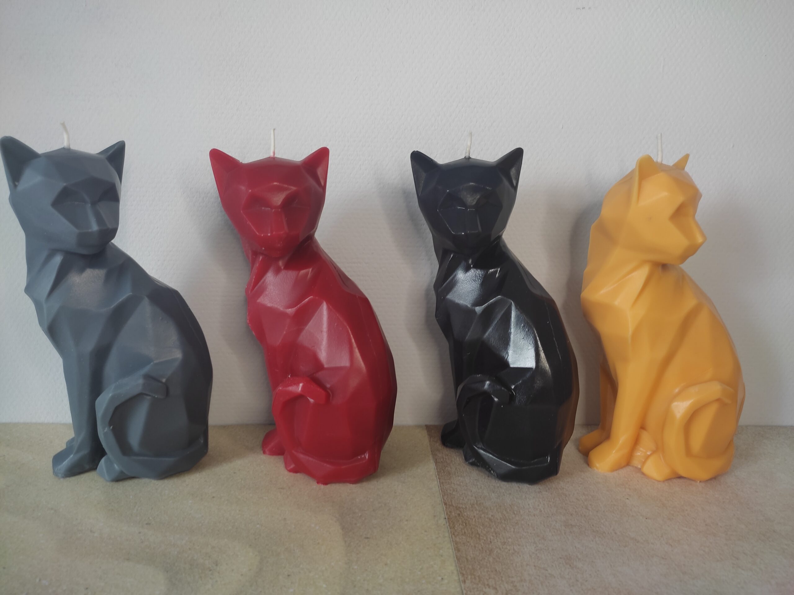 Bougie chat originale artisanat français – Image 2