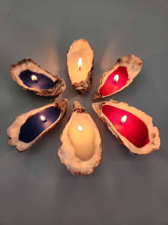Bougies huitres bleu blanc rouge – Image 2