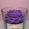 Bougie Fête des Mères : Grande Rose Violette - Thumbnail Image 1