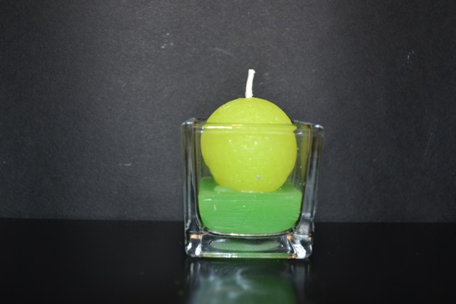 Bougie balle de golf verrine – Image 3