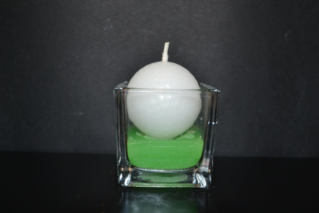 Bougie balle de golf verrine – Image 5