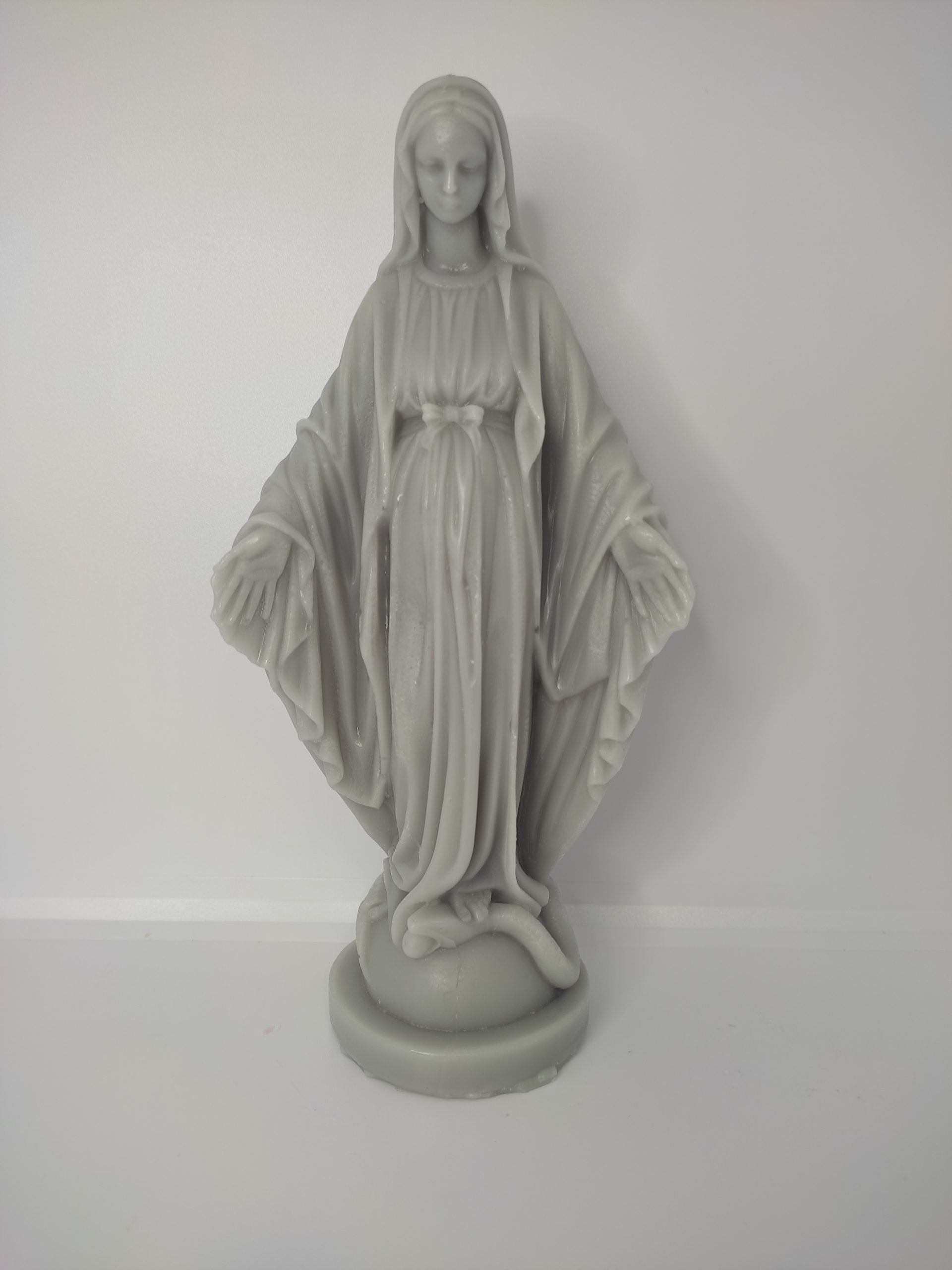 Statue Vierge Miraculeuse en cire – Image 3
