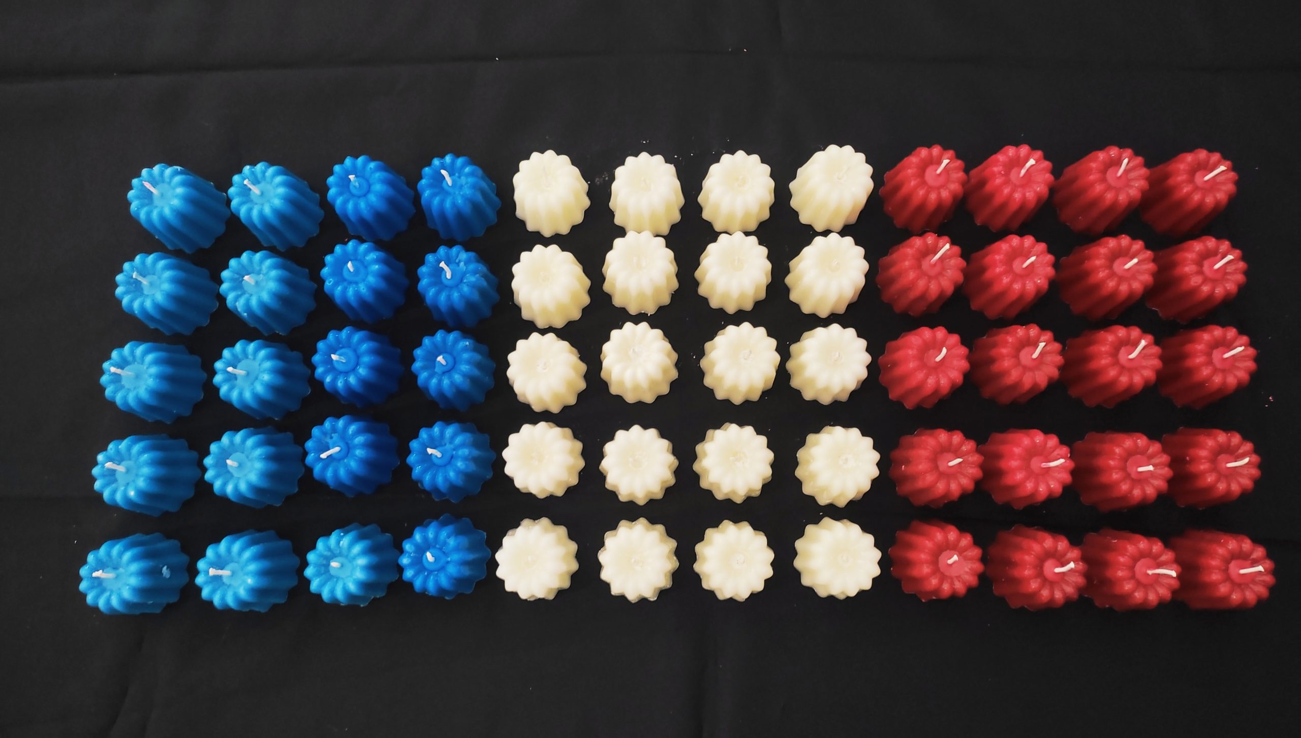 Bougies canelés bleu blanc rouge – Image 2