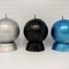 Bougies boules de pétanque triplette tricolore - Thumbnail Image 1