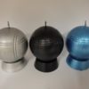 Bougies boules de pétanque triplette tricolore - Thumbnail Image 2