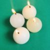 Bougies balles de golf blanches (x4) - Thumbnail Image 1