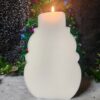Bougie bonhomme de neige - Thumbnail Image 4