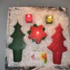 Coffret cadeau de bougies sapins, étoile et cadeaux - Thumbnail Image 1