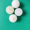 Bougies balles de golf blanches (x4) - Thumbnail Image 2